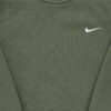 Sweat homme manches longues kaki Nike Col Rond
