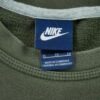 Sweat homme manches longues kaki Nike Col Rond