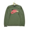 Sweat homme manches longues kaki Nike Motif imprime Col Rond