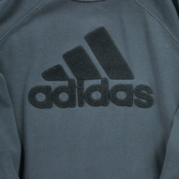 Sweat homme manches longues noir Adidas Col Rond