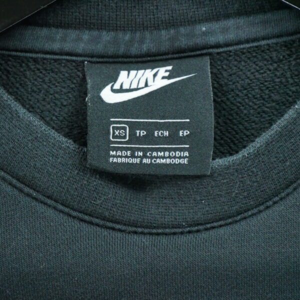 Sweat homme manches longues noir Nike Col Rond