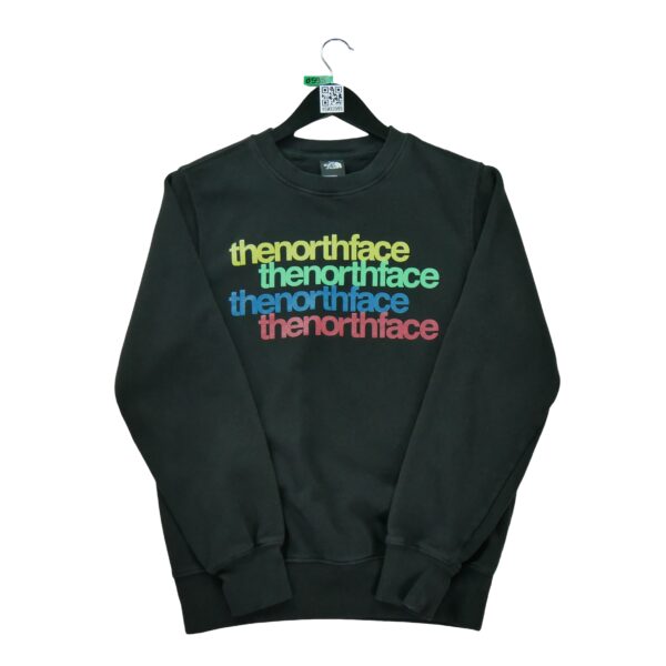 Sweat homme manches longues noir The North Face Motif imprime Col Rond