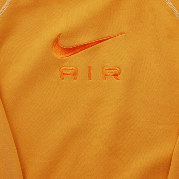 Sweat homme manches longues orange Nike Col Rond