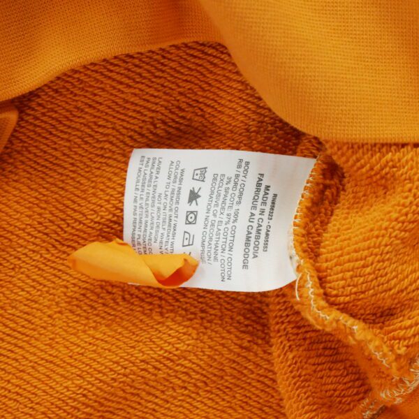 Sweat homme manches longues orange Nike Col Rond