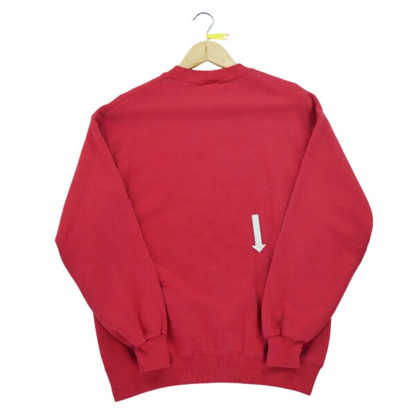 Sweat homme manches longues rouge Guess Col Rond