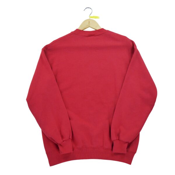 Sweat homme manches longues rouge Guess Col Rond
