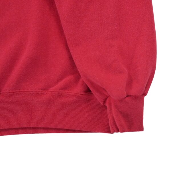 Sweat homme manches longues rouge Guess Col Rond