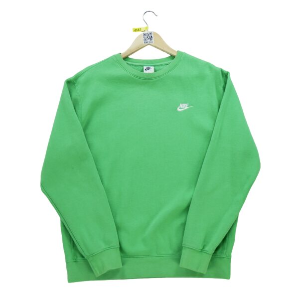 Sweat homme manches longues vert Nike Col Rond