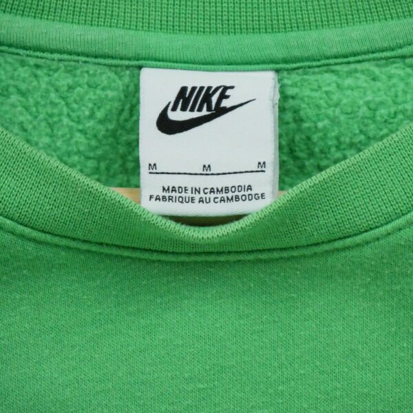 Sweat homme manches longues vert Nike Col Rond