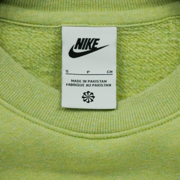 Sweat homme manches longues vert Nike Motif chine Col Rond