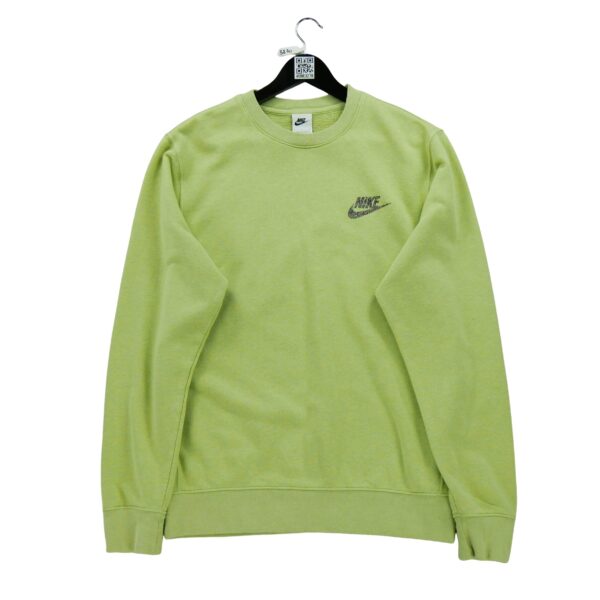 Sweat homme manches longues vert Nike Motif chine Col Rond