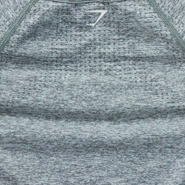 T shirt femme manches longues gris Gymshark Motif chine Col Rond