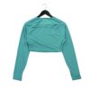 T shirt femme manches longues turquoise Gymshark Col Rond