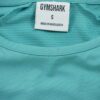 T shirt femme manches longues turquoise Gymshark Col Rond