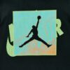 T shirt manches courtes enfant noir Jordan Motif imprime Col Rond