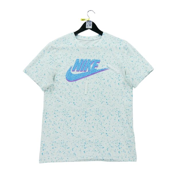 T shirt manches courtes homme blanc Nike Col Rond