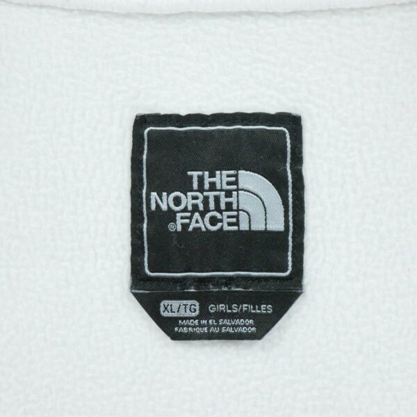 Veste polaires enfant manches longues blanc The North Face Col Montant