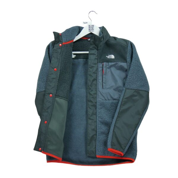 Veste polaires enfant manches longues gris The North Face Col Montant