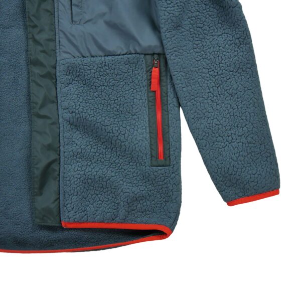 Veste polaires enfant manches longues gris The North Face Col Montant
