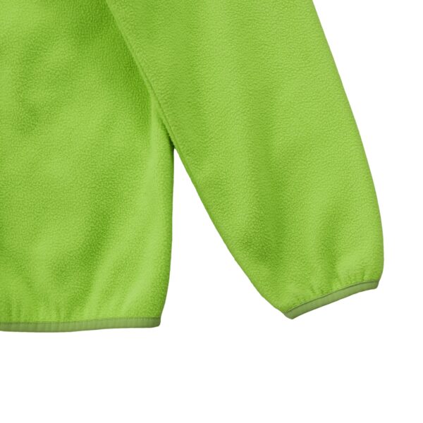 Veste polaires enfant manches longues jaune fluo The North Face Col Montant