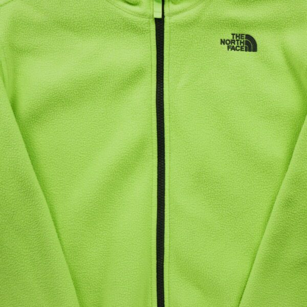 Veste polaires enfant manches longues jaune fluo The North Face Col Montant
