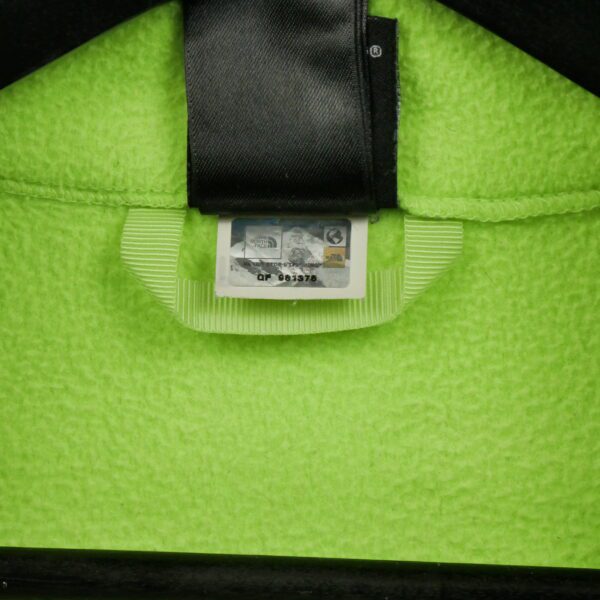 Veste polaires enfant manches longues jaune fluo The North Face Col Montant