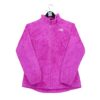 Veste polaires enfant manches longues rose The North Face Col Montant
