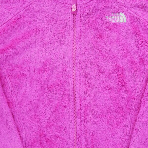 Veste polaires enfant manches longues rose The North Face Col Montant