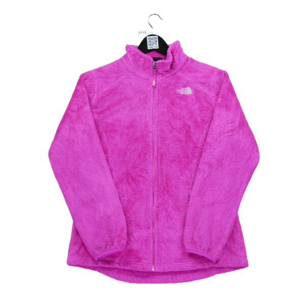 Veste polaires enfant manches longues rose The North Face Col Montant