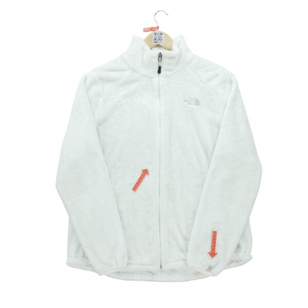 Veste polaires femme manches longues blanc The North Face Col Montant