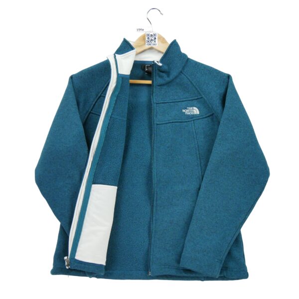 Veste polaires femme manches longues bleu The North Face Motif chine Col Montant