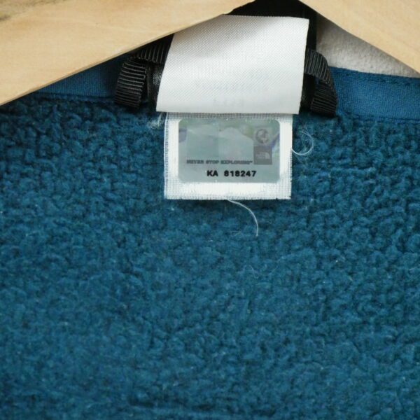 Veste polaires femme manches longues bleu The North Face Motif chine Col Montant