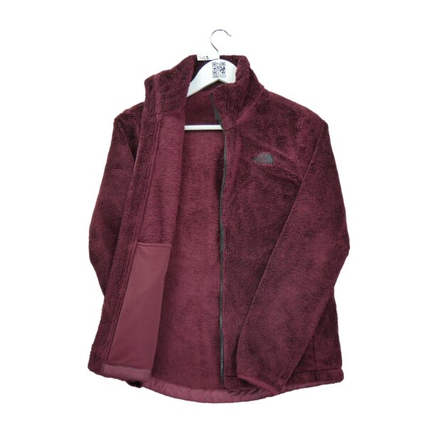 Veste polaires femme manches longues bordeaux The North Face Col Montant