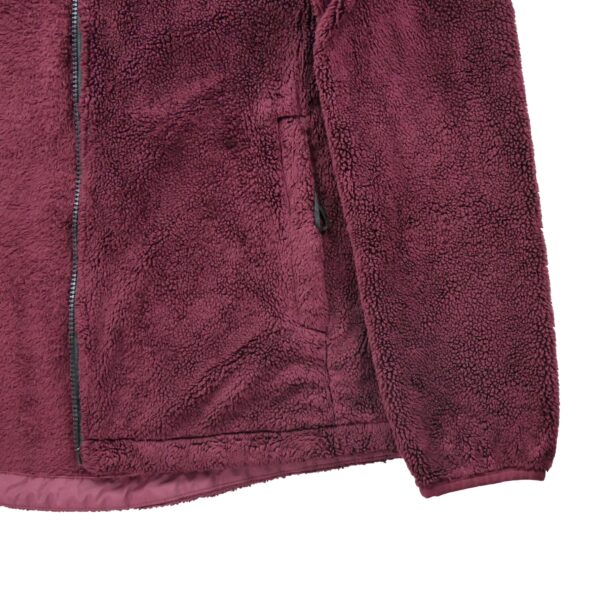 Veste polaires femme manches longues bordeaux The North Face Col Montant