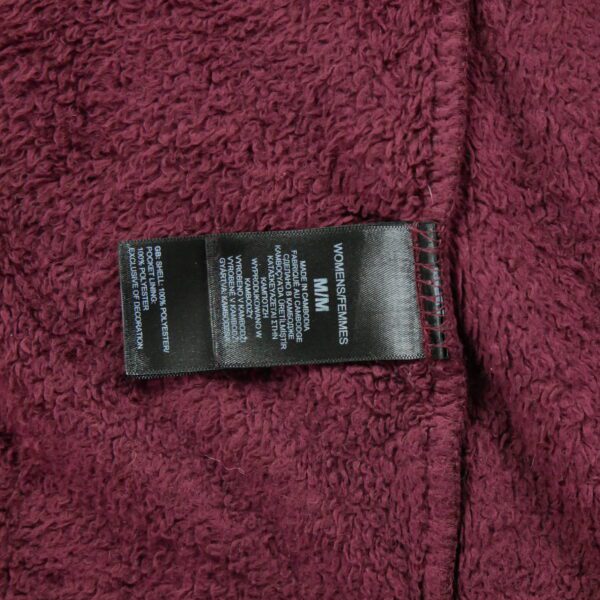 Veste polaires femme manches longues bordeaux The North Face Col Montant