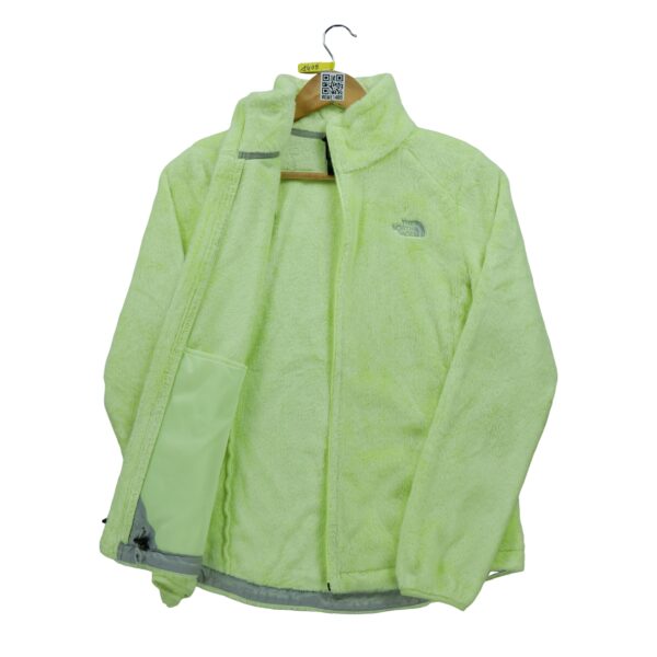 Veste polaires femme manches longues jaune fluo The North Face Col Montant