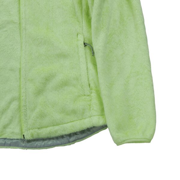 Veste polaires femme manches longues jaune fluo The North Face Col Montant