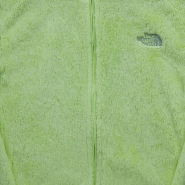 Veste polaires femme manches longues jaune fluo The North Face Col Montant