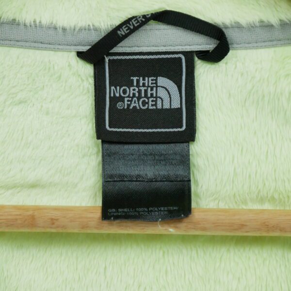 Veste polaires femme manches longues jaune fluo The North Face Col Montant