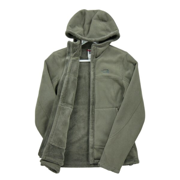 Veste polaires femme manches longues kaki The North Face Col Montant