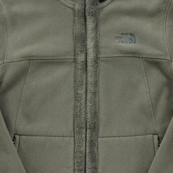 Veste polaires femme manches longues kaki The North Face Col Montant