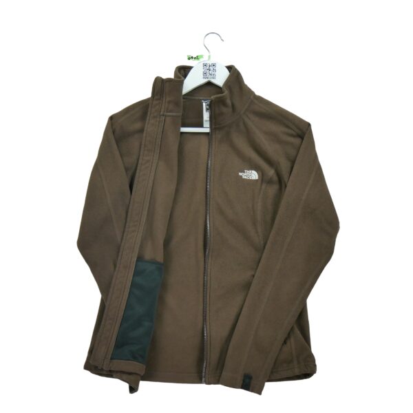 Veste polaires femme manches longues marron The North Face Col Montant