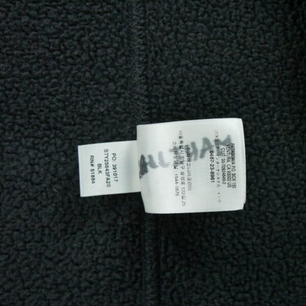 Veste polaires femme manches longues noir Patagonia Col Montant