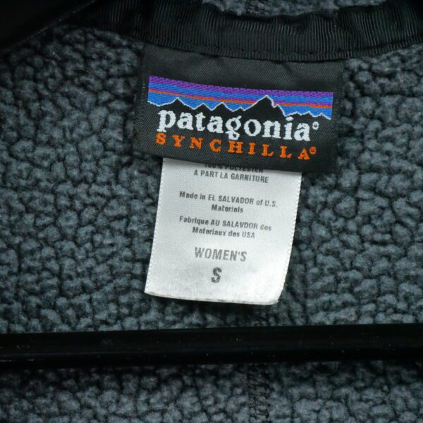 Veste polaires femme manches longues noir Patagonia Col Rond