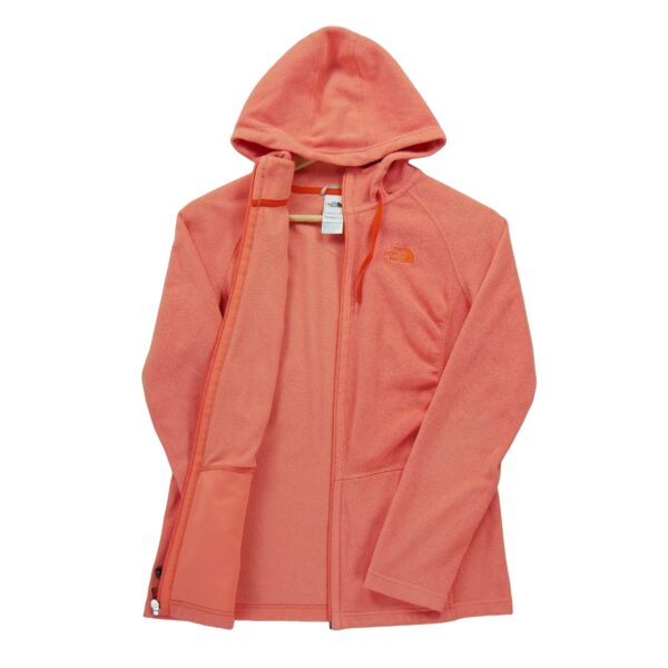 Veste polaires femme manches longues orange The North Face Col Montant