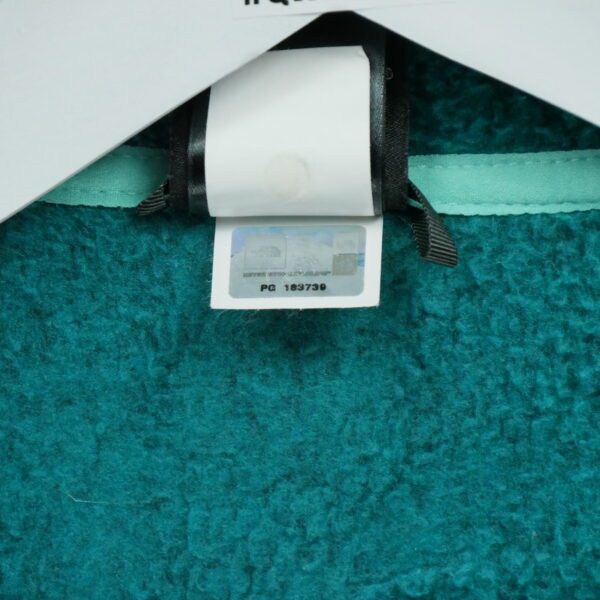Veste polaires femme manches longues turquoise The North Face Motif chine Col Montant