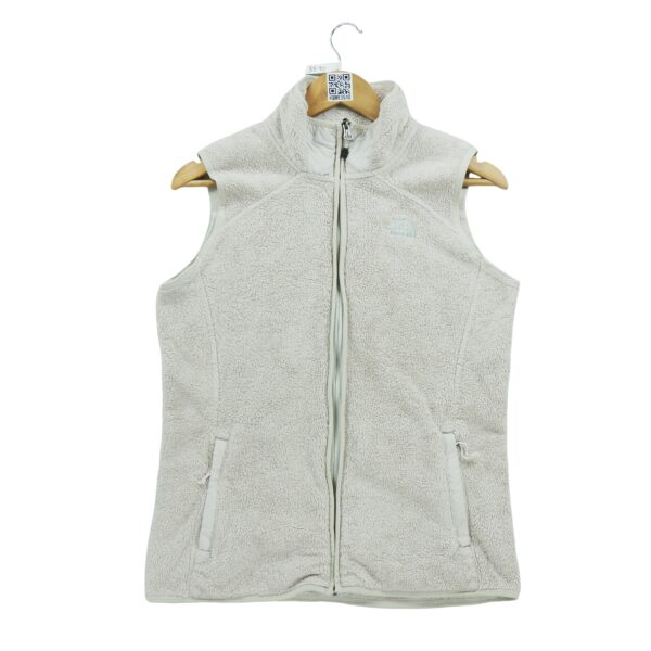 Veste polaires femme sans manches beige The North Face Col Montant