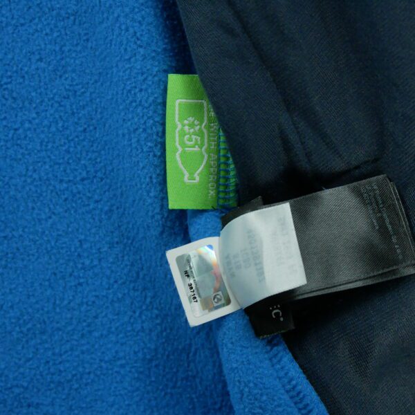 Veste polaires homme manches longues bleu The North Face Col Montant