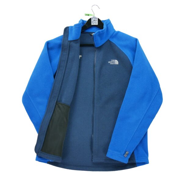 Veste polaires homme manches longues bleu The North Face Col Montant