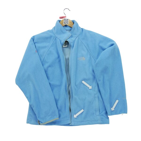 Veste polaires homme manches longues bleu The North Face Col Montant